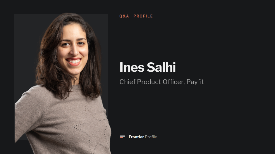Ines Salhi, Chief Product Officer, Payfit